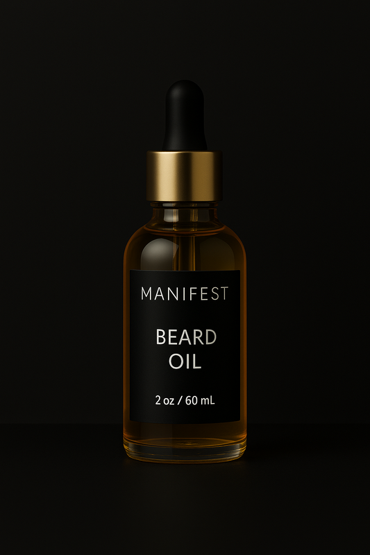Manifest Beard Oil · For Growth, Shine & Grooming Confidence